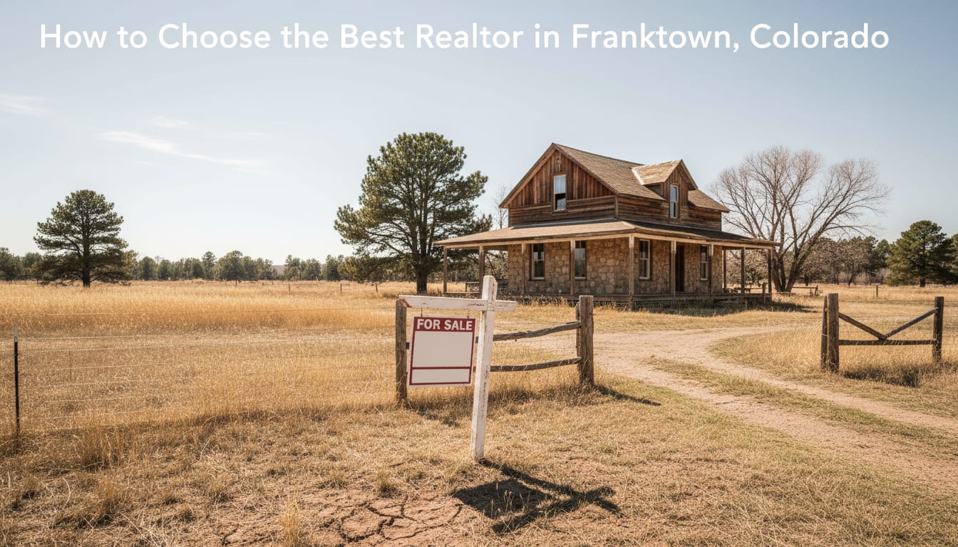 How to Choose the Best Realtor in Franktown, Colorado